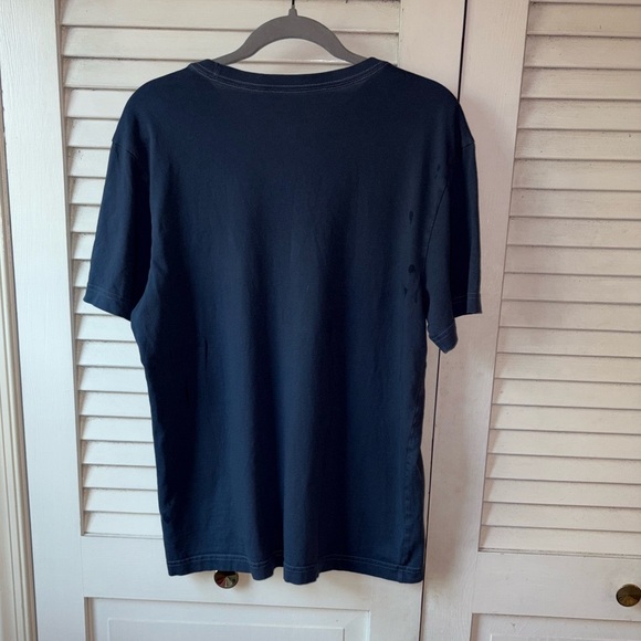 Life is Good Men’s Medium Vintage Graphic Tee Navy Dog Dream Big - Picture 3 of 4